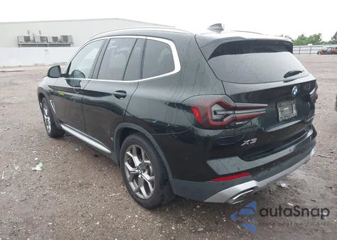 2023 BMW X3 xDrive30I из США, поврежденный, VIN 5UX53DP01P9R81339